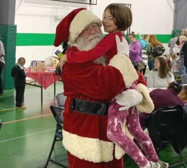 A previous years Breakfast with Santa event occurring at the Betty Queen Center.