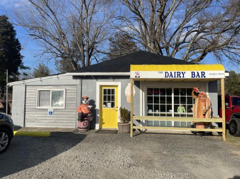 The Dairy Bar recently opened up directly off East Main Street and offers many options including icecream, sandwiches, soups, and salads. 