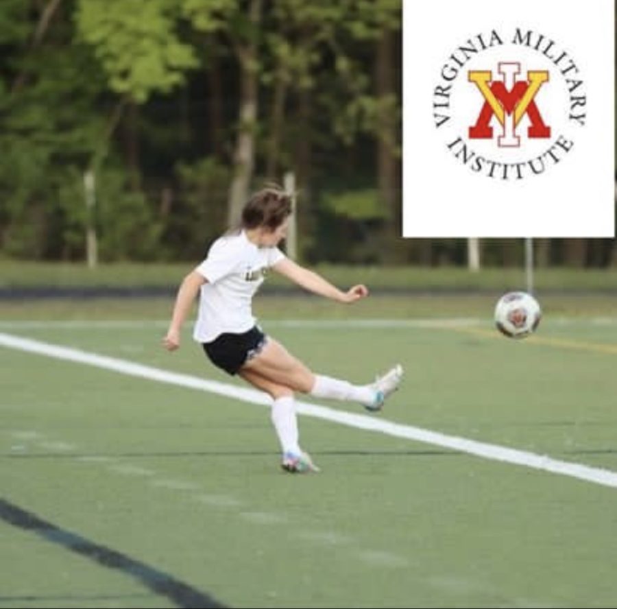 Nina+Fenster+takes+a+shot+on+goal+at+an+Western+Albemarle+game.++