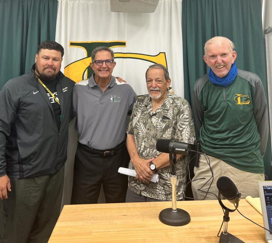 Local Legends Dicky Purcell, Tommy Nelson, Byron Mehlhaff and Coach Will Patrick meet together to bring everyone behind the scenes insight on Friday Nights game on Friday, September 9, at Massaponax High School.