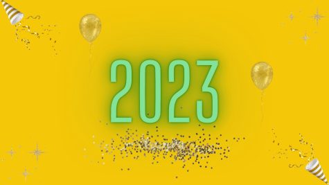 This display was made by Joss J. on Canva to represent the welcoming of our newest year, 2023.