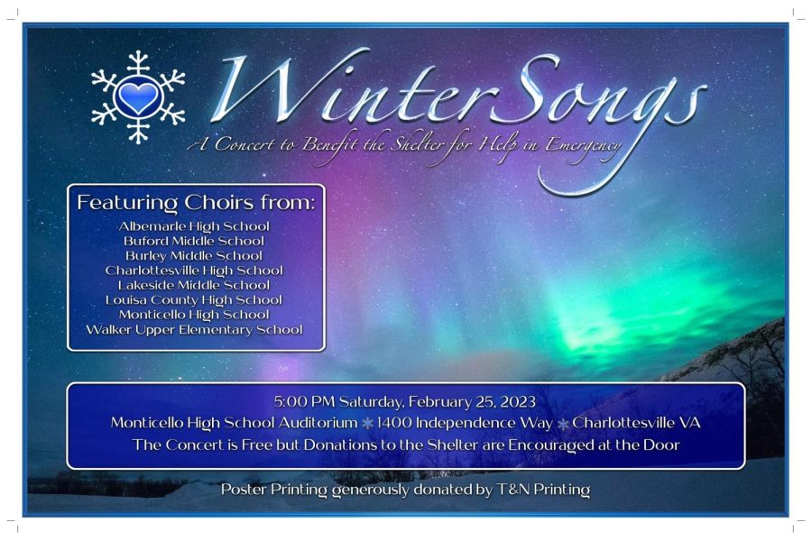 LCHS Chorus wintersongs benefit event