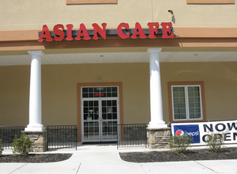 Asian Cafes main entrance on New Bridge Road at the Lake Anna Plaza.