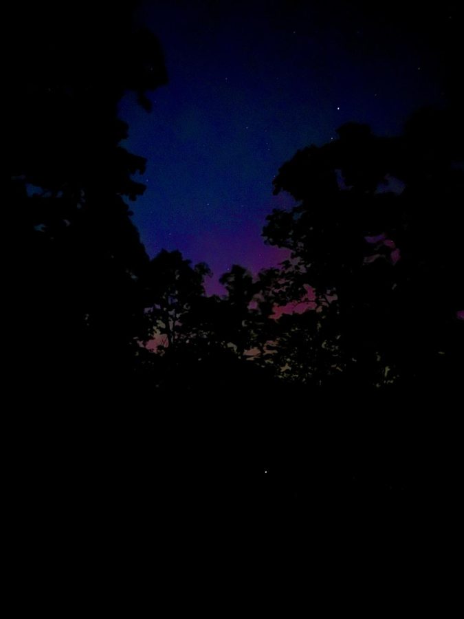 This photo was taken with a ten-second exposure. This was taken in Zions Crossroads 4/27. 