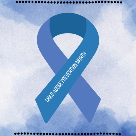 Blue ribbon to bring awareness to child abuse.
