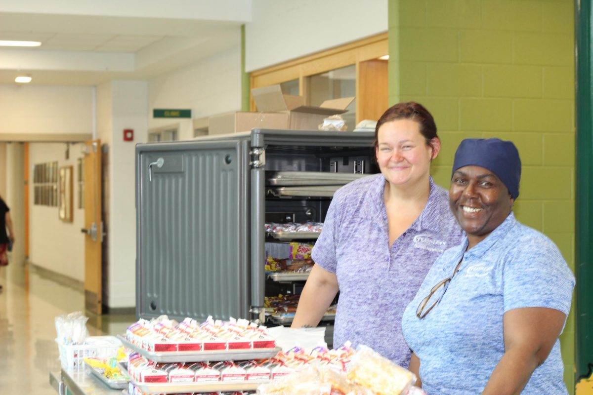 Thanks to the work of the nutrition staff, breakfast is served to each and every student. 