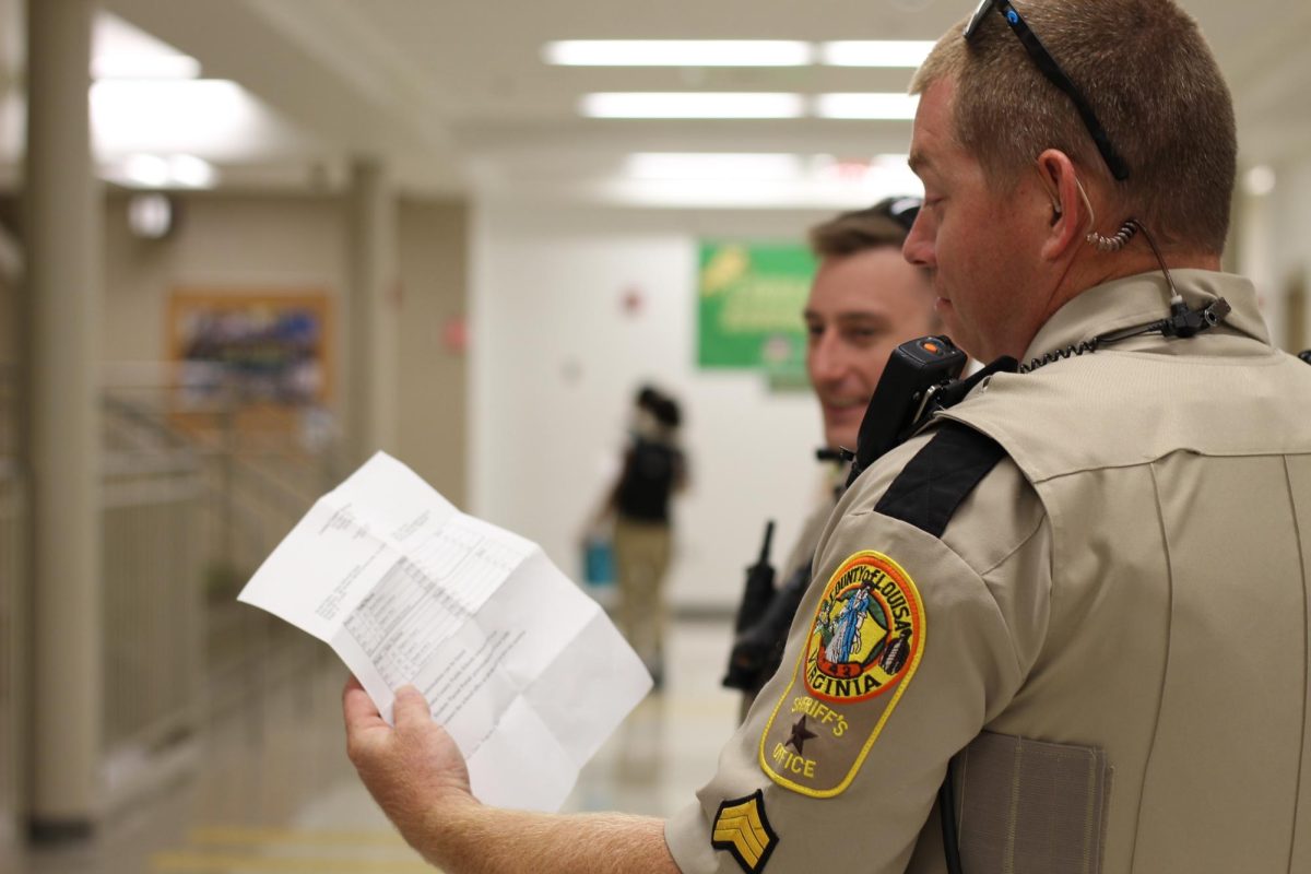 When in doubt, the school resource officers are quick to help lost students find their way to second period.