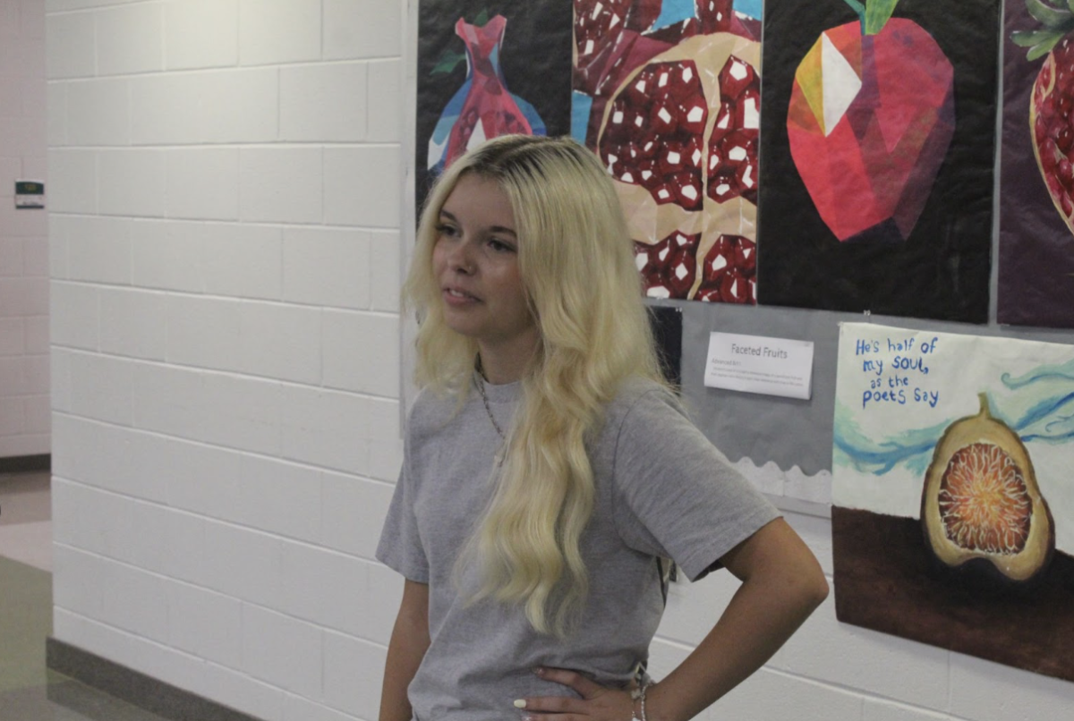 Cosmetology student Hannah Williams talk about her experience doing clients hair.