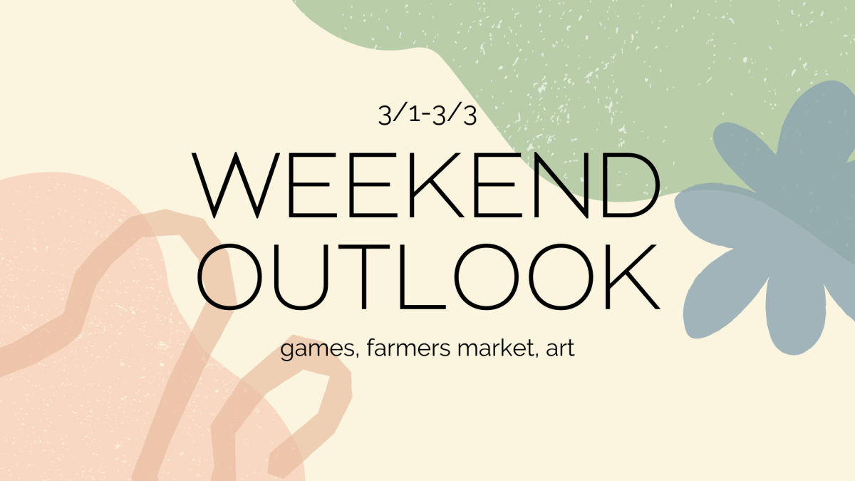 This presentation was created using Canva to display upcoming local weekend events.