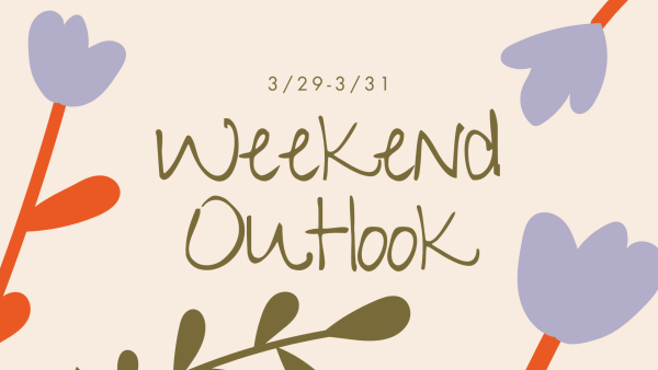 Image created using Canva to display upcoming local weekend events.