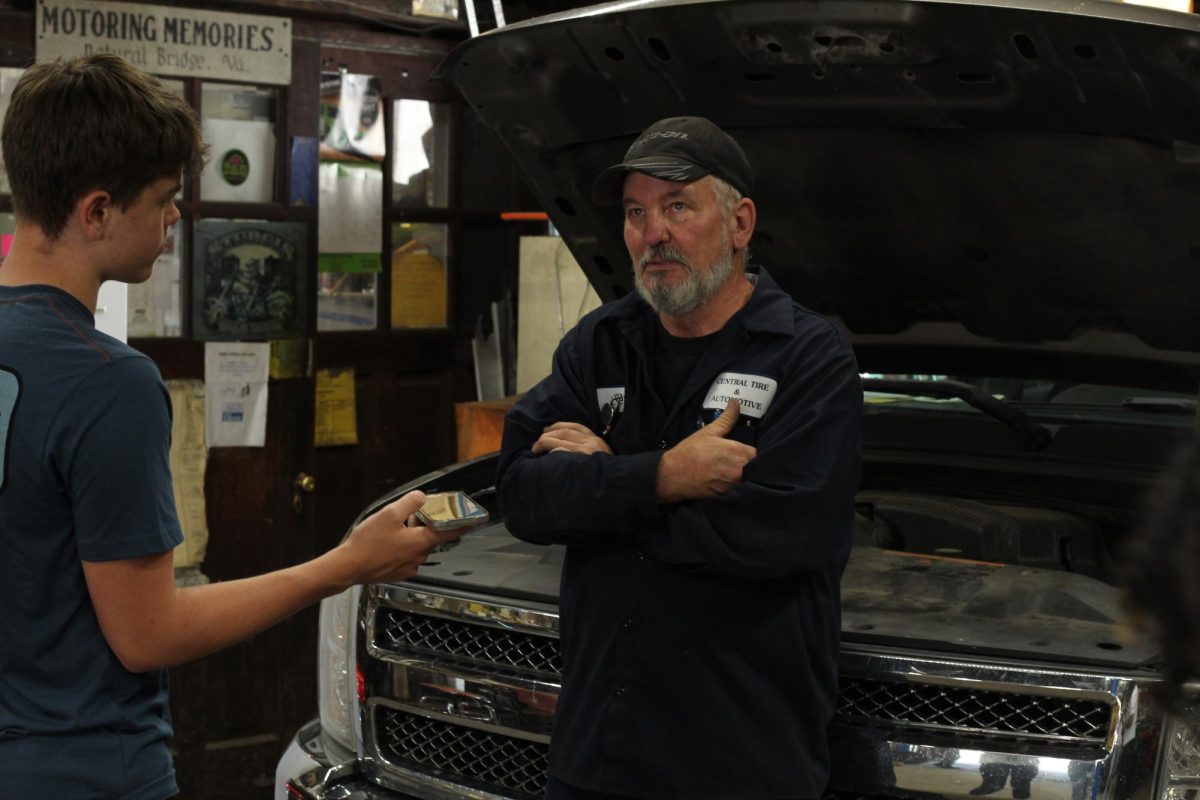 An interview taken by staffer Jonathan Jarvis at Kenny's Central Tire & Auto shop.