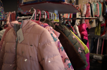 Children’s winter coats are out for sale as for the winter season is upon us.