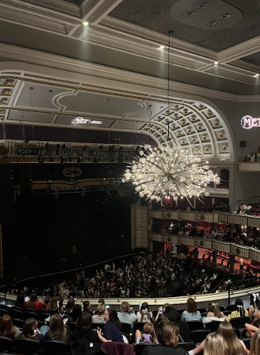 Fans wait excitedly in their seats inside The Met.
