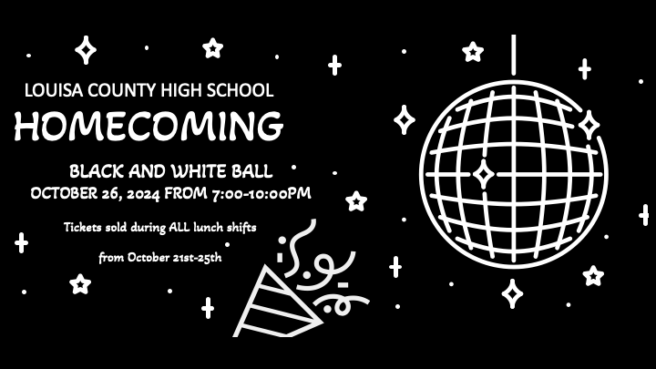 The Homecoming Dance is on October 26th from 7:00 - 10:00 PM. You can buy a ticket during all lunch shifts the week of Homecoming.