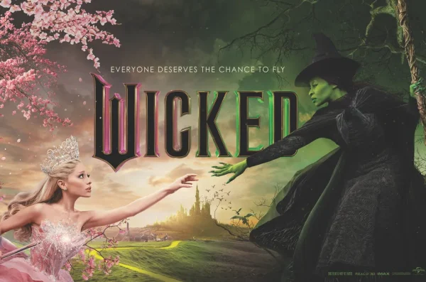 The official Wicked movie poster, from Billboard. 