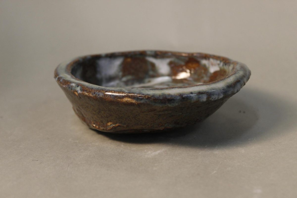 A multicolored bowl made for the sale at the NAHS fundraiser. 