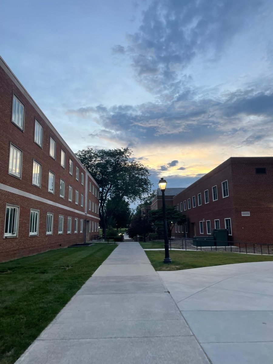 Already feeling bittersweet about the end of my summer at Radford, I took this the night before our departure.