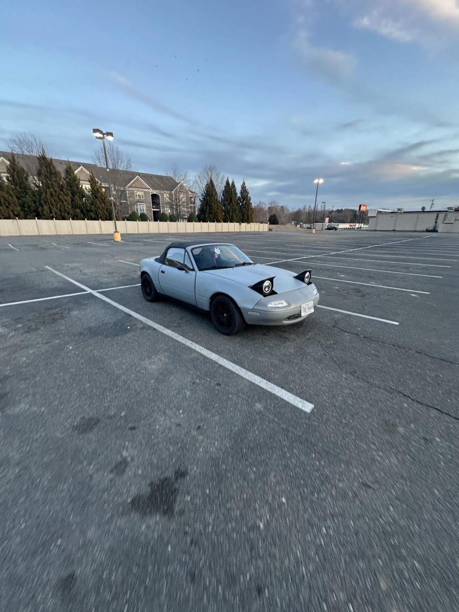 Picture of Torres' NA Miata. Photo courtesy of Jessenia Torres.