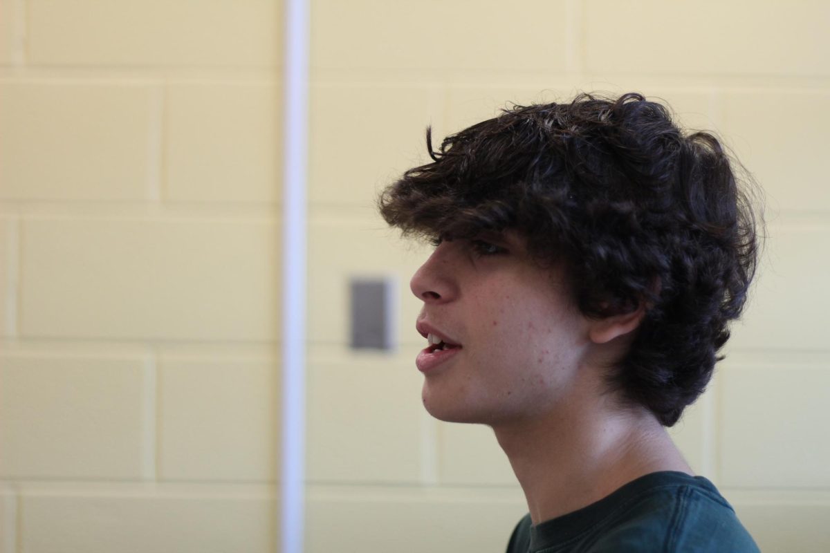 Sophomore Jameson Ryder while giving his opinion on how the Virginia Gubernatorial election went, and what he hopes to see accomplished by the elected candidates in the next year. 