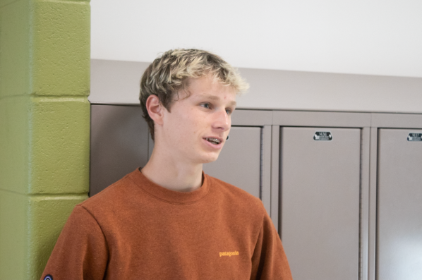Junior Brayden Nemec talking about visiting the west coast and surfing in California.

