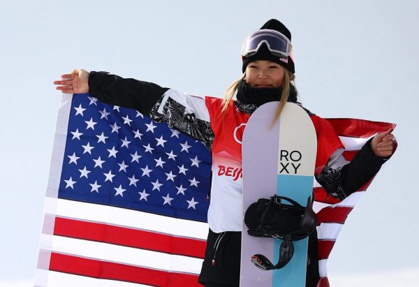 Snowboarder Chloe Kim has won two Olympic gold medals in the halfpipe, one at Beijing and one at Pyeongchang.
