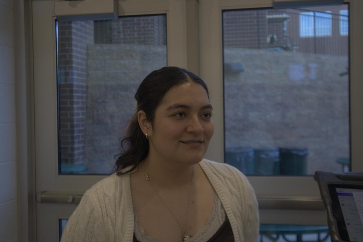 Sophomore Joanha Chaves as she talks about Scream theories. 